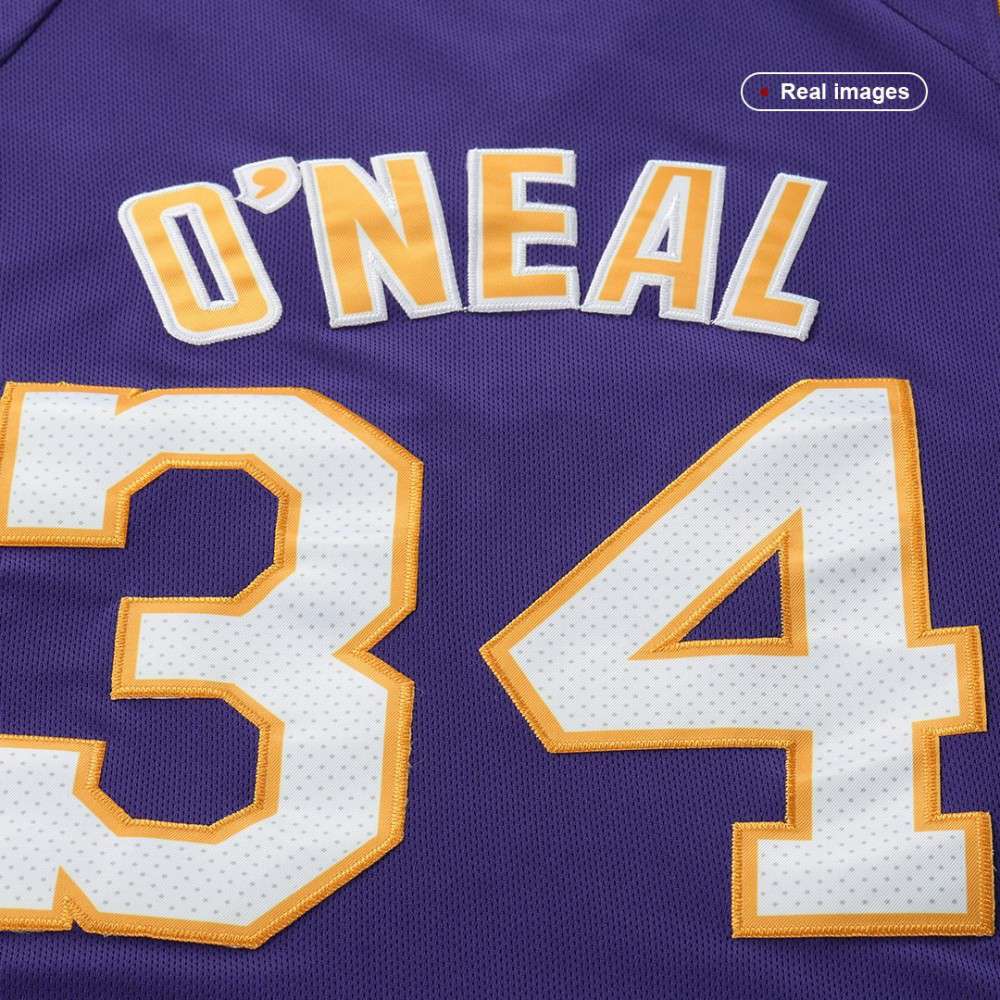 Los Angeles Lakers Lakers O'NEAL #34 Throwback Purple 1999/00 Swingman NBA Jersey-Pro Kit Vault | Brand New 26/27 Sports Jerseys